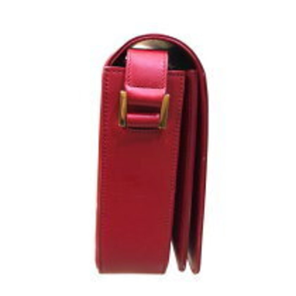 Saint Laurent Universit Shoulder Bag Red Calfskin - Picture 4 of 11